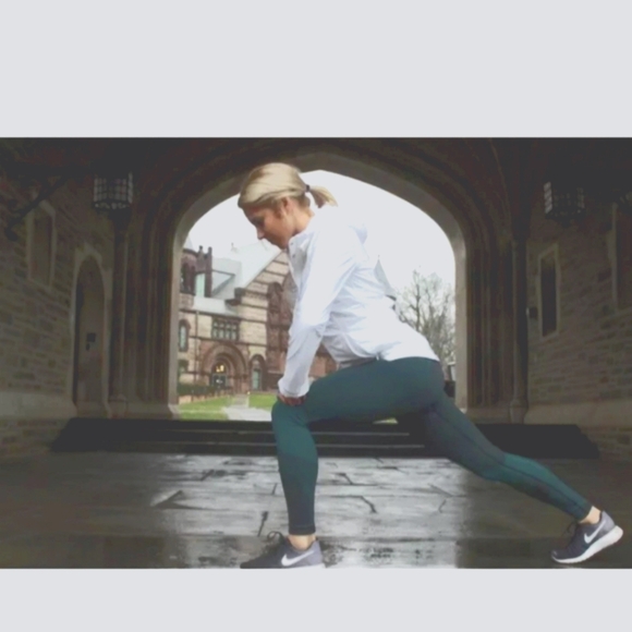 Lululemon Wunder Under Full Length High Waist Green Gray Leggings Size 8 Texture - Picture 9 of 9